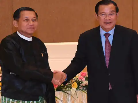 ​First visit after Myanmar military coup