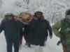 Watch: Indian Army medical team evacuates pregnant woman amid heavy snowfall