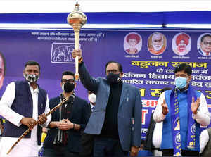 Prayagraj, Dec 24 (ANI): Bahujan Samaj Party (BSP) National General Secretary Sa...
