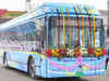 Watch: Delhi CM Arvind Kejriwal flags off DTC's 1st electric bus