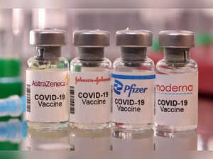 Illustration of COVID-19 vaccine vials