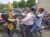 From 'moonwalk' to dressing up as 'Yamraj', traffic cops get creative to spread road safety awareness