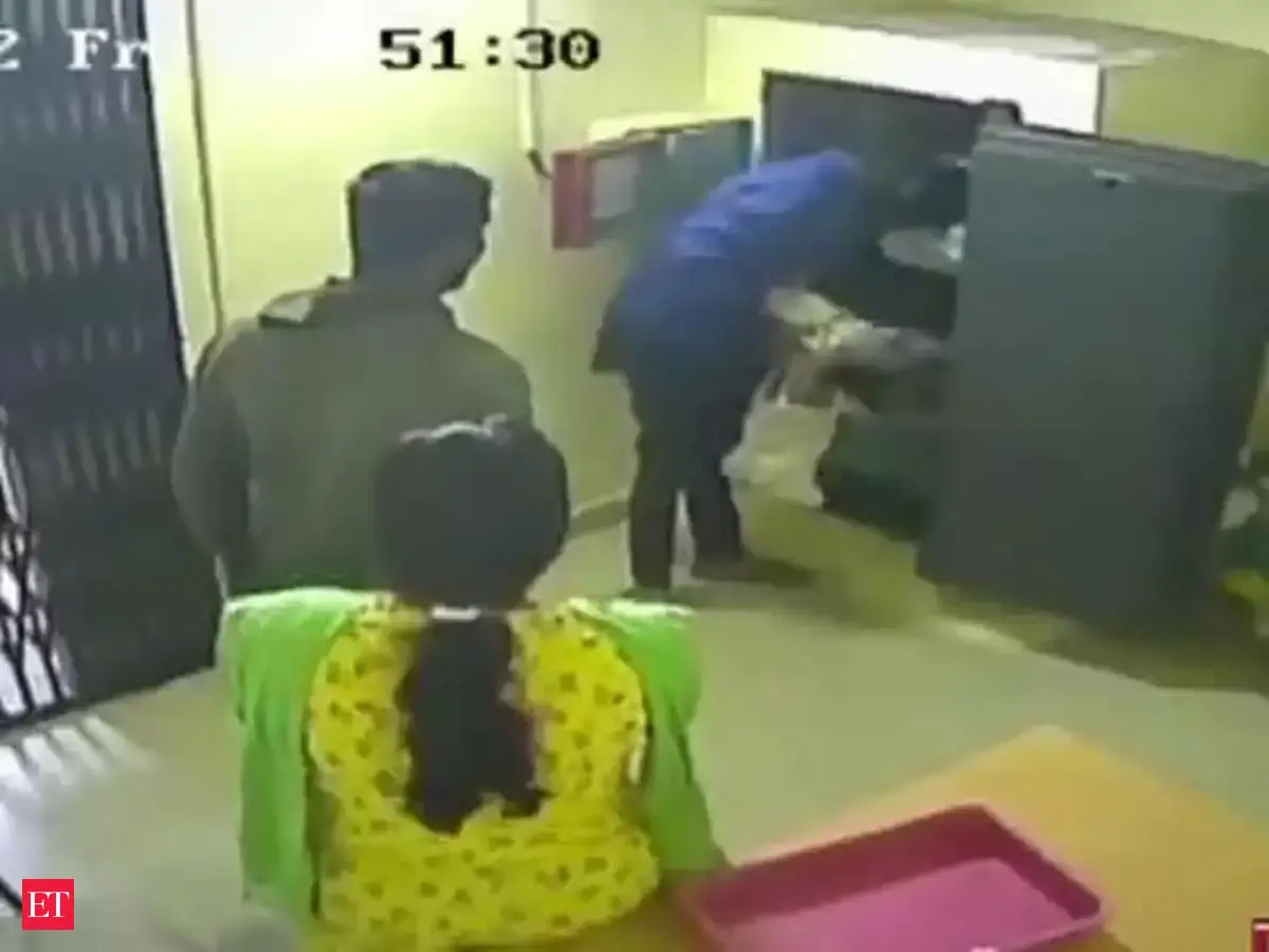 Watch: Bank robbery caught on camera in Bengaluru; accused arrested ...
