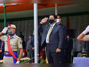**EDS: TWITTER IMAGE POSTED BY @SangmaConrad** Shillong: Meghalaya Chief Ministe...
