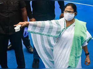 Kolkata: West Bengal Chief Minister Mamata Banerjee during a function to celebra...