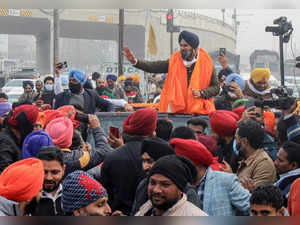 Amritsar: Shiromani Akali Dal leader Bikram Singh Majithia being welcomed by par...