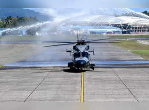 Port Blair, Jan 28 (ANI): Advanced Light Helicopter (ALH) MK III aircraft receiv...