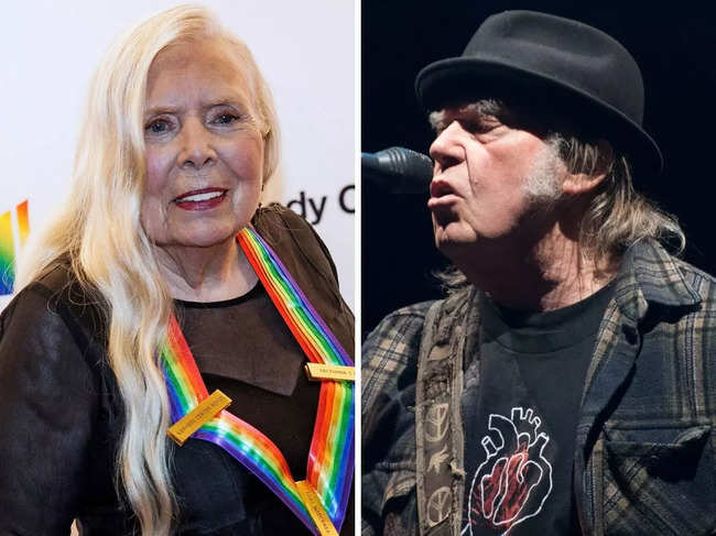 Joni ​Mitchell is the first prominent musician to join Neil​ Young's effort.​