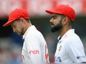 England captain Joe Root and India captain Virat Kohli