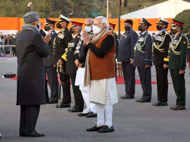 Prez Kovind, PM Modi & Rajnath Singh
