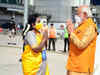 PM Narendra Modi arrives in Hyderabad, CM Chandrashekhar Rao not present at airport