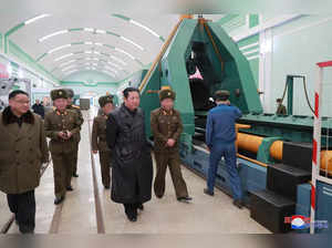 North Korea leader Kim Jong Un visits a munitions factory producing what state media KCNA says is a "major weapon system" in North Korea