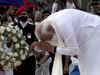 PM Modi pays last respects to India's nightingale Lata Mangeshkar at Mumbai's Shivaji Park