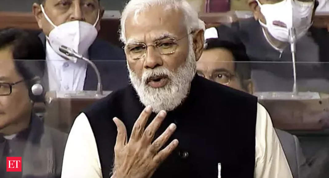 modi: Watch: PM Modi in Lok Sabha tears into Rahul Gandhi's statement of  'India is a Union of States' - The Economic Times Video | ET Now