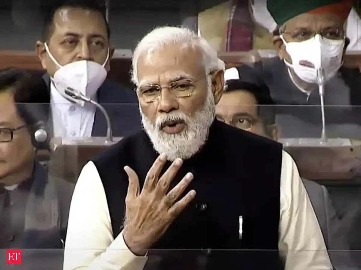 modi: Watch: PM Modi in Lok Sabha tears into Rahul Gandhi’s statement ...