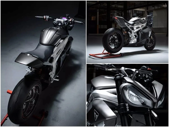 Triumph TE-1 electric motorcycle 