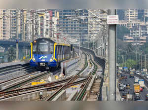 Mumbai: metro train