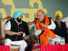 Amit Shah, Captain Amarinder raise national security issue at NDA rally