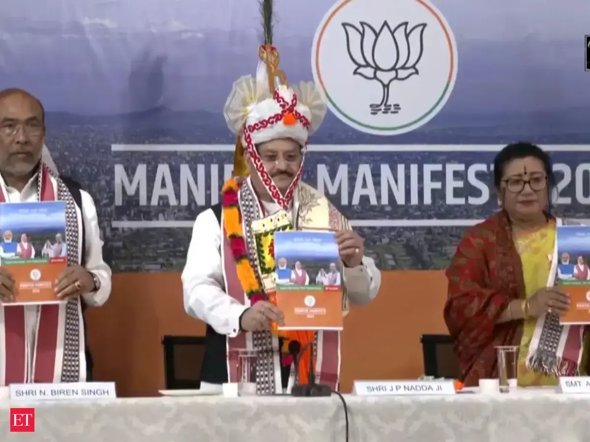 jp nadda: Manipur Assembly Polls: BJP President JP Nadda launches party ...