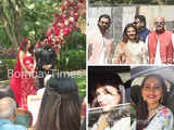 Farhan Akhtar-Shibani Dandekar exchange wedding vows: Hrithik Roshan twins with dad; bridesmaids Rhea Chakraborty & Anusha Dandekar opt for pastel shades for the ceremony