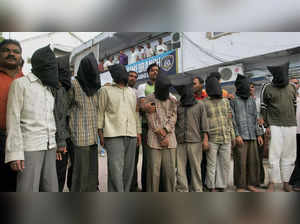 **EDS: FILE PHOTO** Ahmedabad: In this Aug. 16, 2008 file photo, suspected milit...