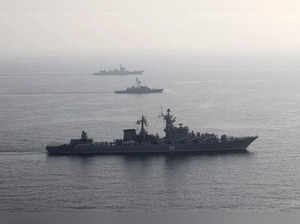 Iran Russia China Joint Naval Drill