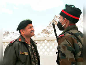 Ladakh, Feb 19 (ANI): Northern Army Commander Lieutenant General Upendra Dwivedi...