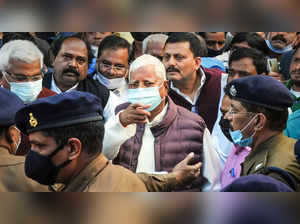 Ranchi: Rashtriya Janta Dal (RJD) Chief Lalu Prasad Yadav arrives at special CBI...