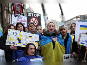 Protest in support of Ukraine