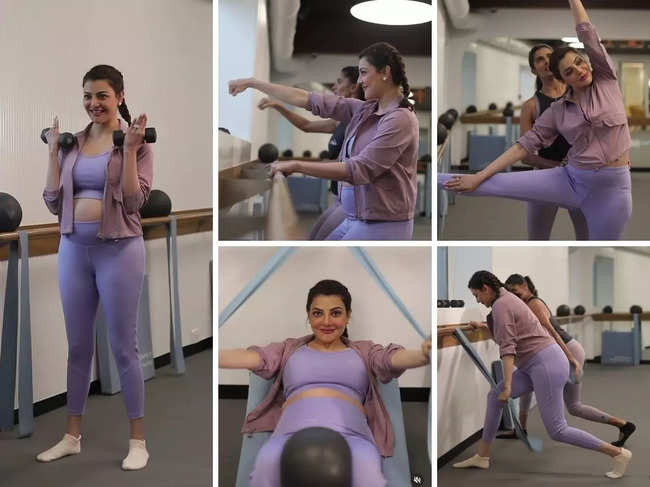 Kajal Aggarwal encourages working out during pregnancy
