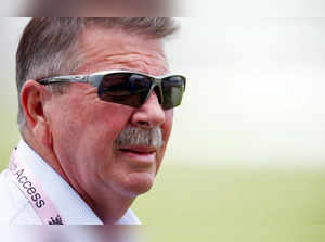 FILE PHOTO: Australia's Rod Marsh, pictured during a nets session at Old Trafford, England