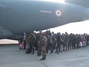 IAF evacuation flights