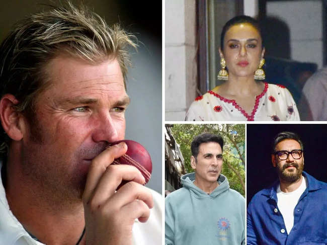 ?Bollywood celebrities mourned Shane Warne's sudden demise on social media.?
