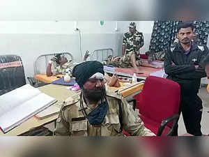 Sitapur, Feb 22 (ANI): Injured Central Industrial Security Force (CISF) personne...