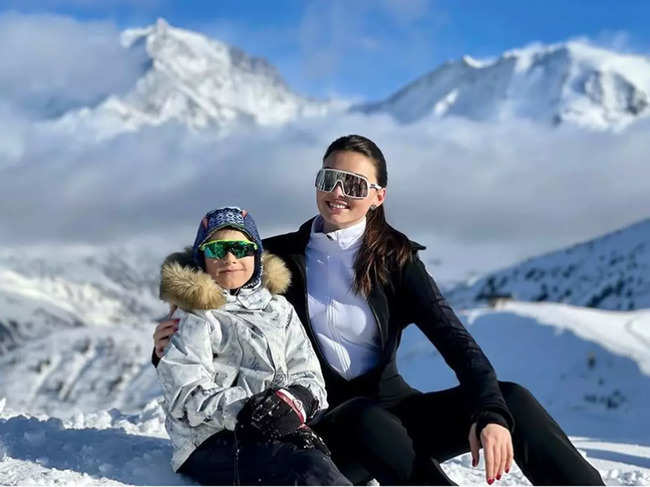 ?Veronika Didusenko and her son made it to Moldova and travelled through other European countries before reaching Geneva, Switzerland. ?