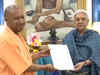 CM Adityanath Yogi tenders his resignation to Governor Anandiben Patel in Lucknow
