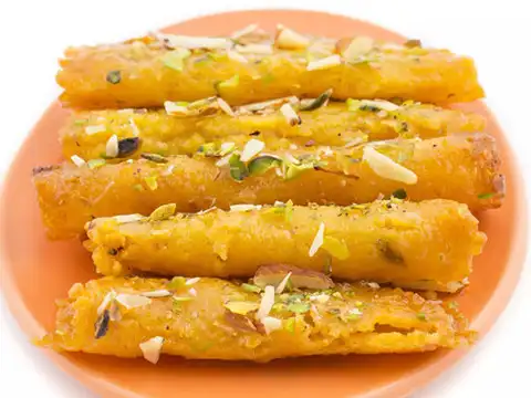 Oats Malpua Rollups With Multigrain Coconut Jaggery Stuffing