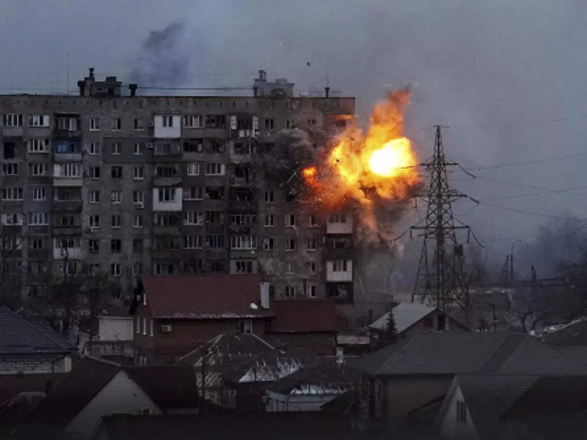 Russia Ukraine War Updates: Russian bombing hits theatre in Mariupol sheltering residents - The Economic Times