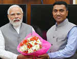 Pramod Sawant meets PM Modi, says BJP will soon form govt in Goa