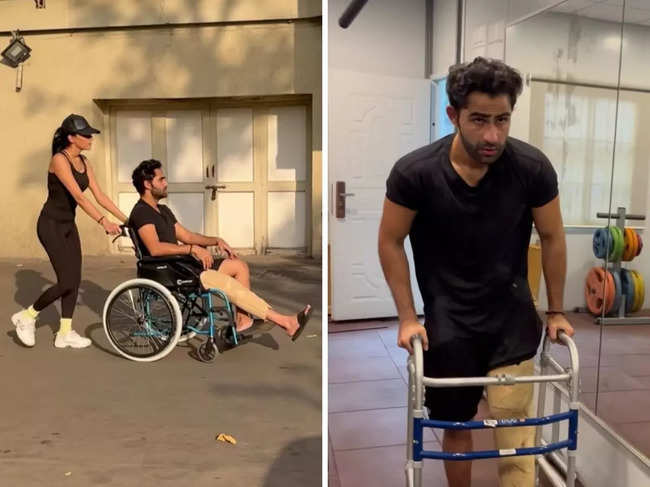 ​Armaan Jain also posted a video of himself, doing an upper body workout at a gym.​