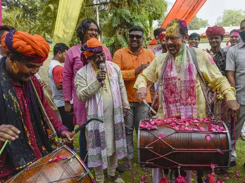 ​Leaders celebrate in Delhi