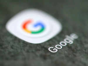 FILE PHOTO: The Google app logo is seen on a smartphone in this illustration