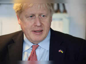 British Prime Minister Boris Johnson visits Cammell Laird shipyard in Merseyside