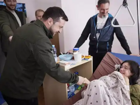 ​Russian shell hits flat