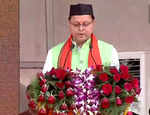 Uttarakhand: Pushkar Singh Dhami takes oath as chief minister, PM Modi attends oath