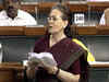 Congress president Sonia Gandhi leads opposition protest against rising fuel prices in Lok Sabha