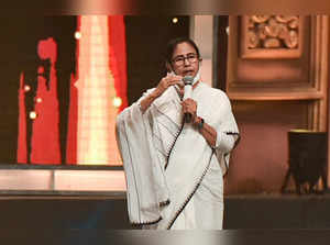 Kolkata: West Bengal Chief Minister Mamata Banerjee speaks during the Tele Acade...