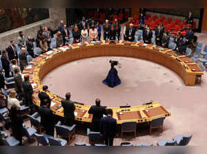 The United Nations Security Council meeting, amid Russia's invasion of Ukraine in New York City