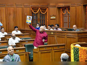 New Delhi, Mar 25 (ANI): Delhi Deputy Chief Minister Manish Sisodia in state ass...
