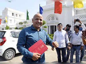 New Delhi, Mar 26 (ANI): Delhi Deputy Chief Minister Manish Sisodia arrives to p...